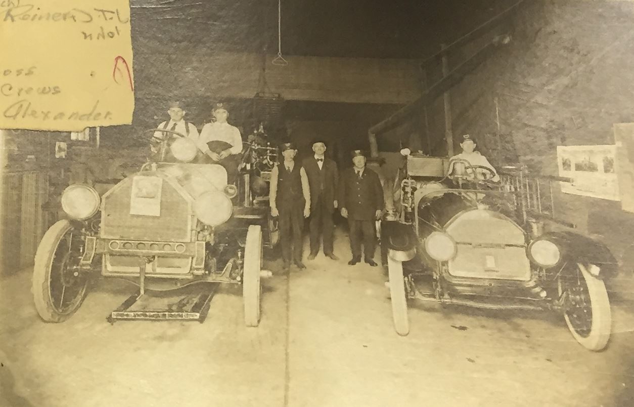 Inside station one from the 1900's