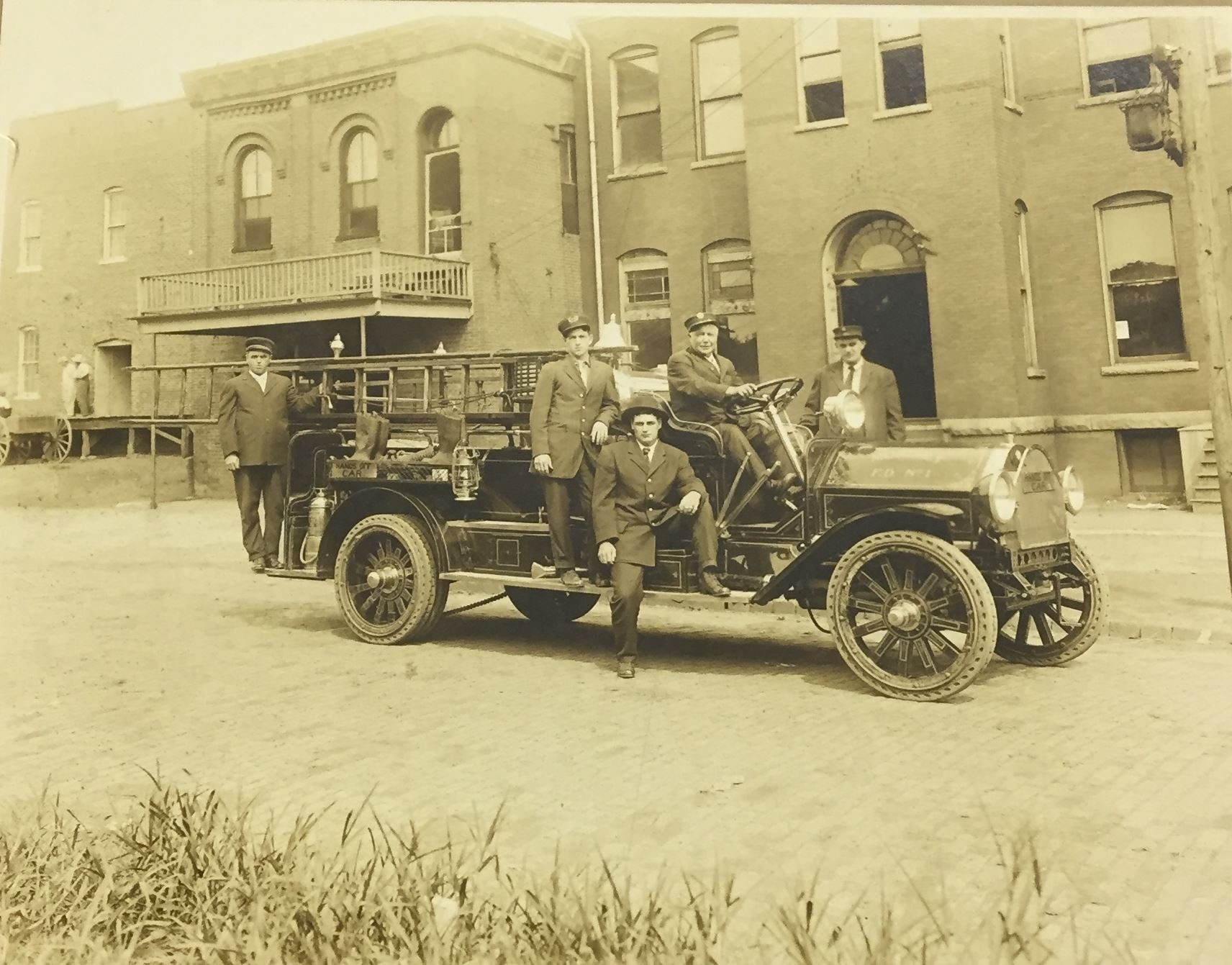 Moberlys first fire truck 1916