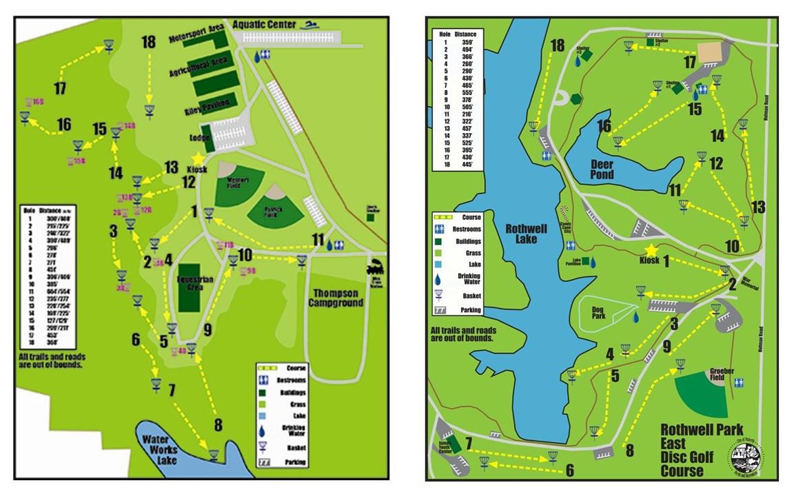 Disc Golf Map