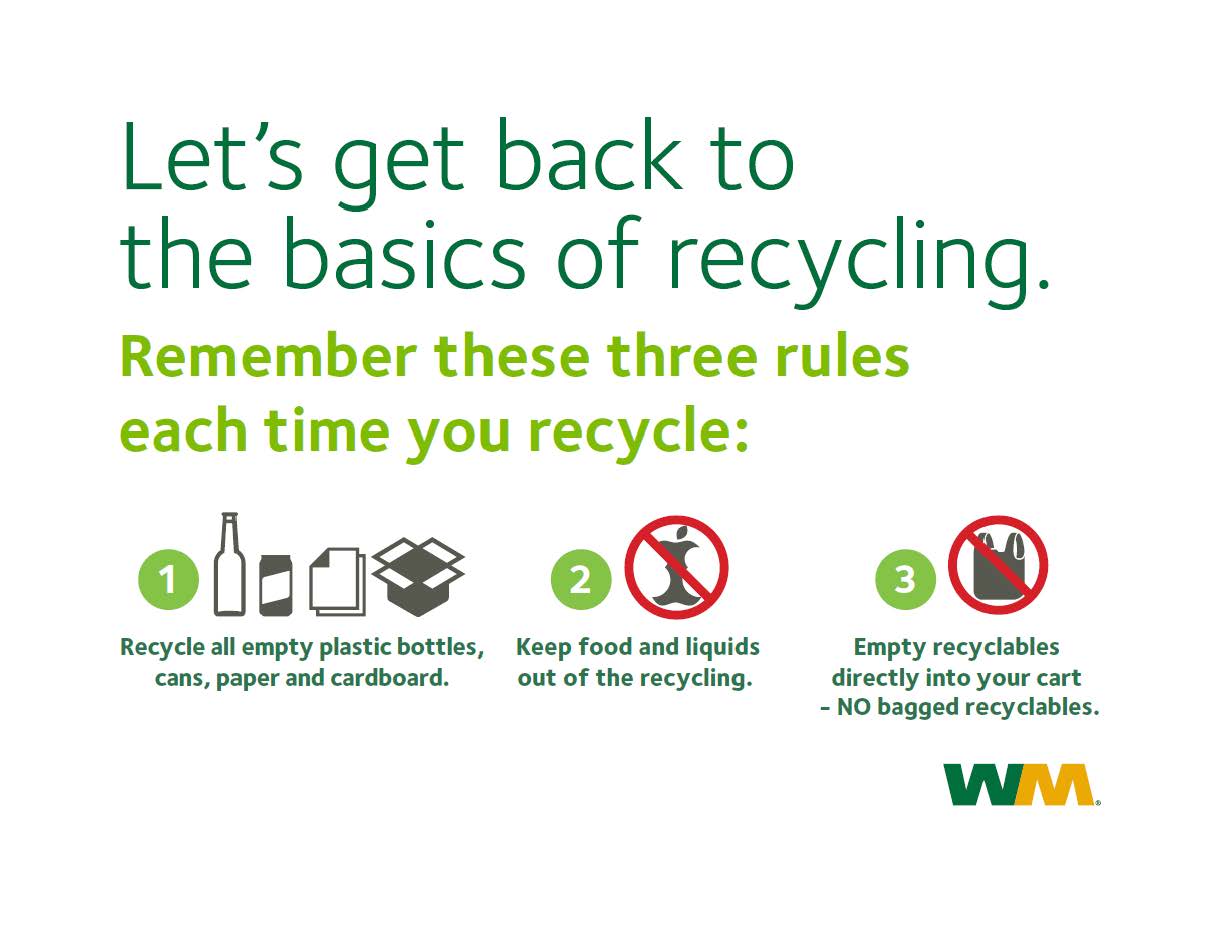 3 Basic Recycling Rules WM