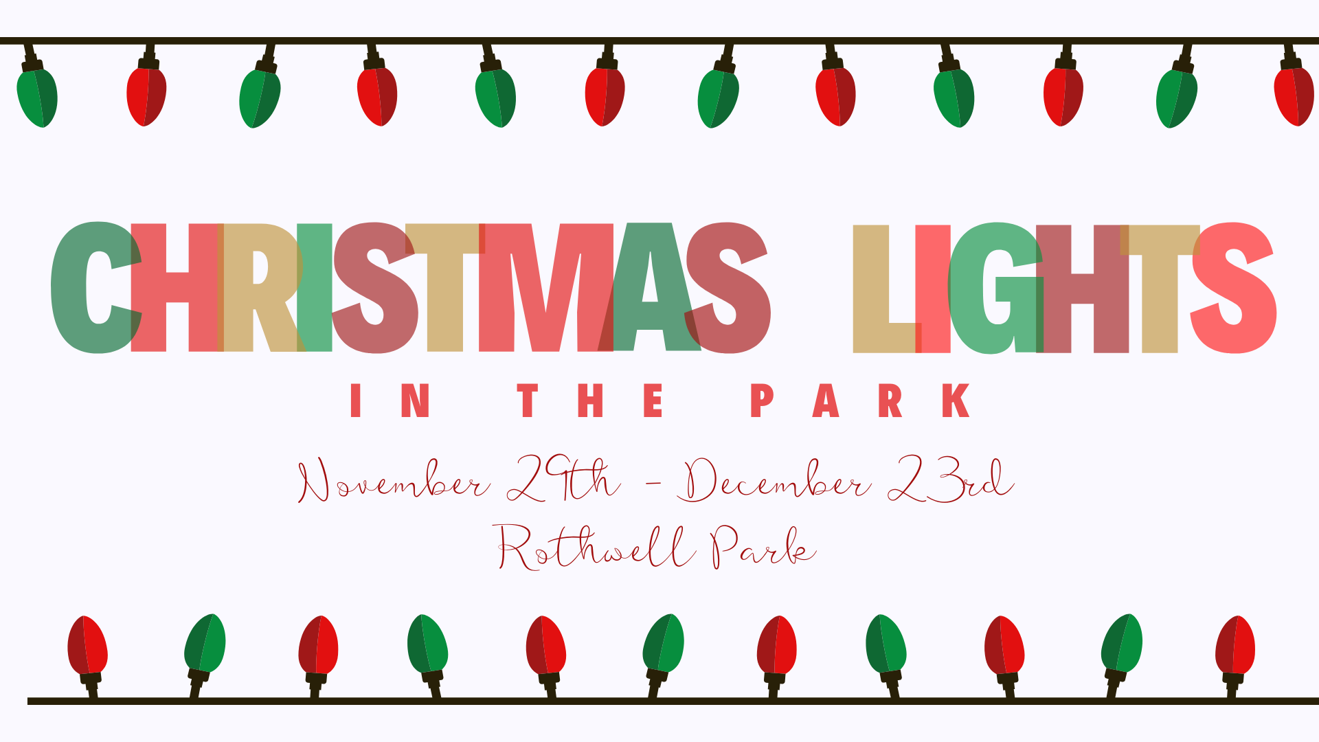 Christmas Lights in the Park